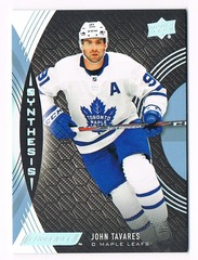 2018-19 Upper Deck Engrained Synthesis Blue John Tavares #S-30 Maple Leafs